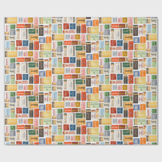 Papel De Regalo Vintange Dallas Matchbook Wrapping Paper