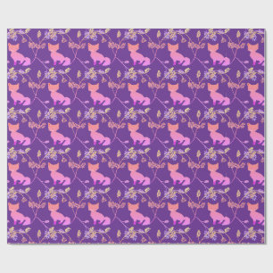 Papel De Regalo Violet Nocturno de Zorro Bebé