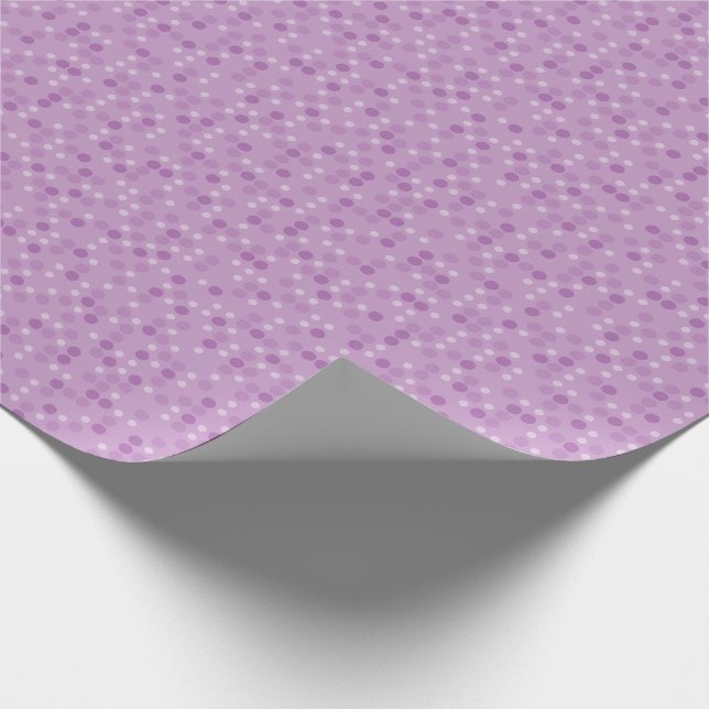 Papel De Regalo Violet Polka Dots (Esquina)