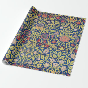 Papel De Regalo Violet y Columbine, William Morris
