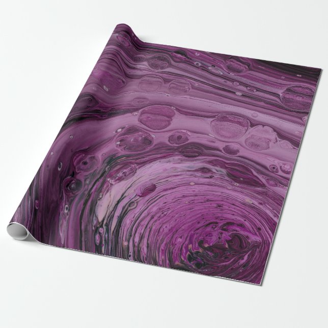 Papel De Regalo Violeta (Desenrollado)