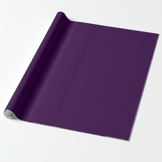 Papel De Regalo violeta profundo. (Desenrollado)