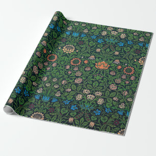 Papel De Regalo Violeta y Columbina, William Morris