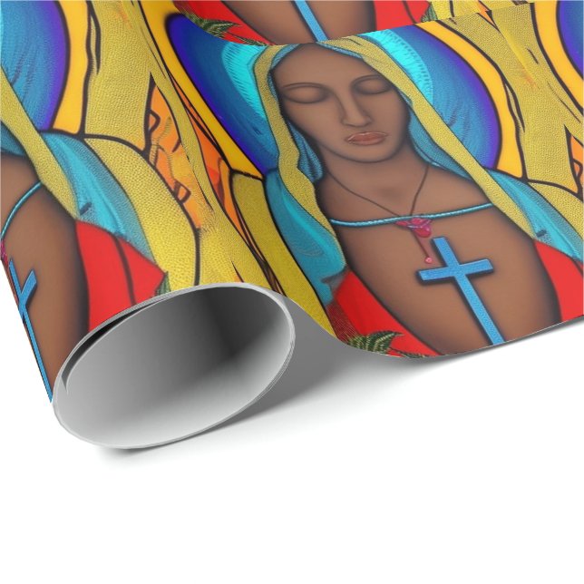 Papel De Regalo Virgen María (Esquina del rollo)