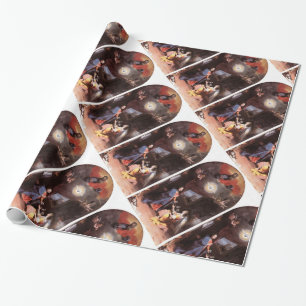 PAPEL DE REGALO VIRGEN Y ANGEL DE ANUNCIACIÓN