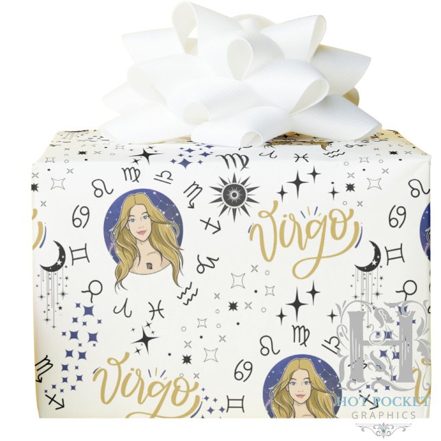 Papel de regalo Virgo Zodiaco (Subido por el creador)