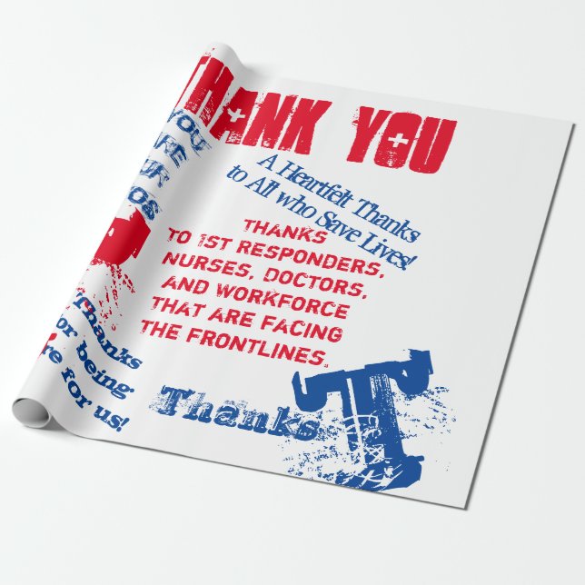 PAPEL DE REGALO VIRUS DE CORONA (Desenrollado)