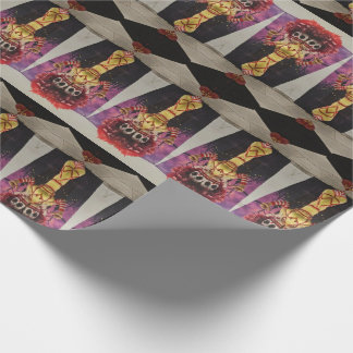 Papel De Regalo visiones de fiestas del disfraz malvado del payaso