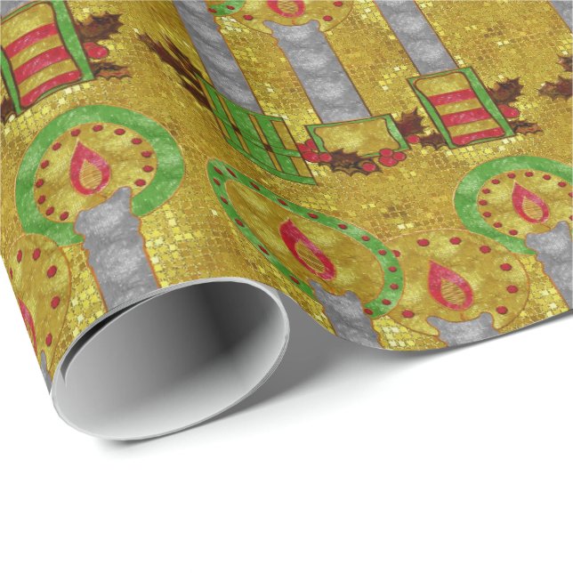 Papel De Regalo Vista de invierno (Esquina del rollo)