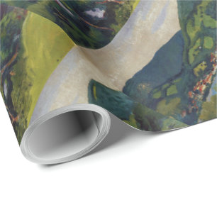 Papel De Regalo Vista De Macke De Agosto Vintage Desde El Tegernse