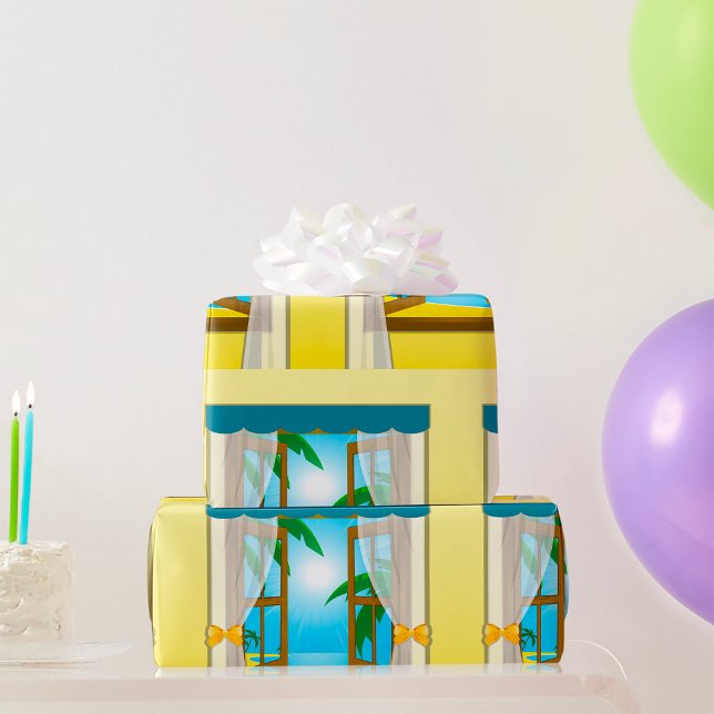 Papel De Regalo Vista de playa de verano (Subido por el creador)