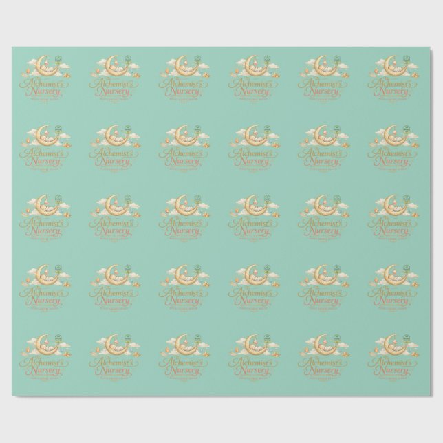 Papel De Regalo Vivero de Alquimista (Superficie plana)