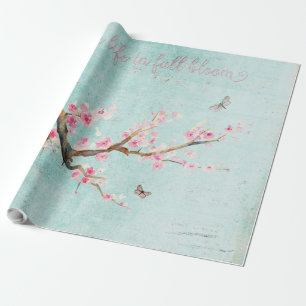 Papel De Regalo Vivir la vida en plena floración