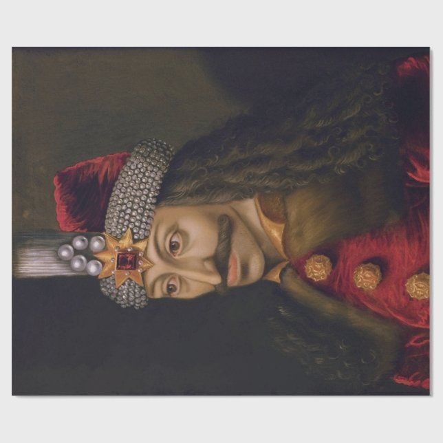 Papel De Regalo Vlad Tepes: Impaler, Dracula Príncipe Voivode (Superficie plana)