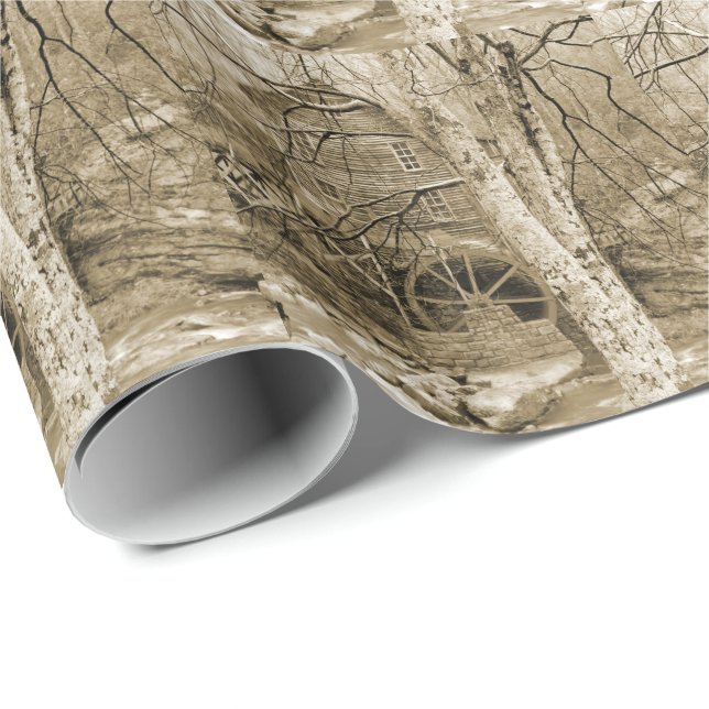 Papel De Regalo Volante de agua de cosecha (Esquina del rollo)