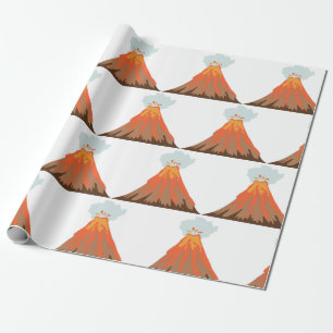 Papel De Regalo Volcán