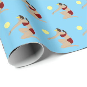 Papel De Regalo Voleibol playa