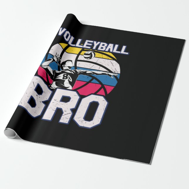 Papel De Regalo Voleibol | Voleibol Bro (Desenrollado)