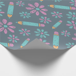 Papel De Regalo Volver a la escuela regalo de los estudiantes pape