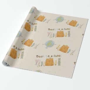 Papel De Regalo Volver a los amigos de la escuela