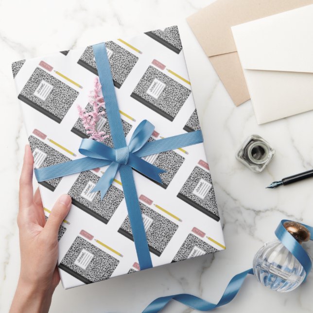 Papel De Regalo Volver al Fiesta de libros de composición de sumin (Regalar)