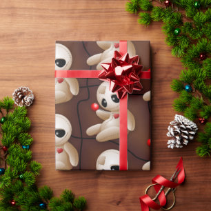 Papel De Regalo Voodoo Doll Personalizado enamorado