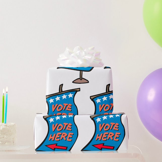 Papel De Regalo Votar aquí Rótulo (Subido por el creador)