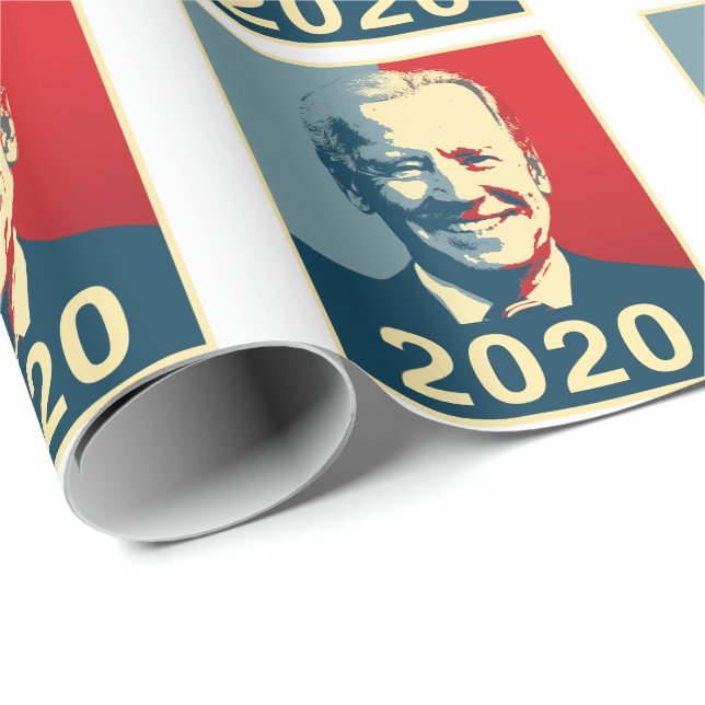 PAPEL DE REGALO VOTO JOE BIDEN 2020 (Esquina del rollo)