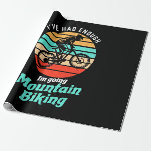 Papel De Regalo Voy en bicicleta de montaña
