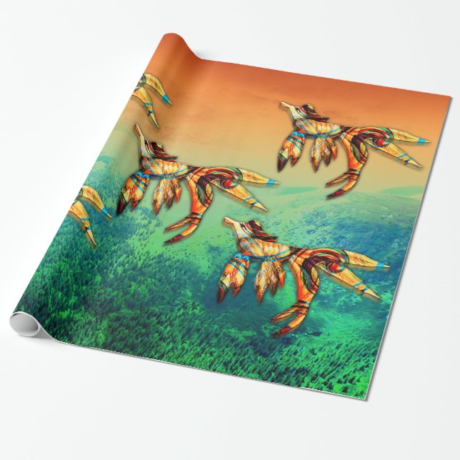 Papel De Regalo Vuelo (Desenrollado)