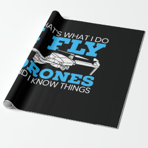 Papel De Regalo Vuelo en drones