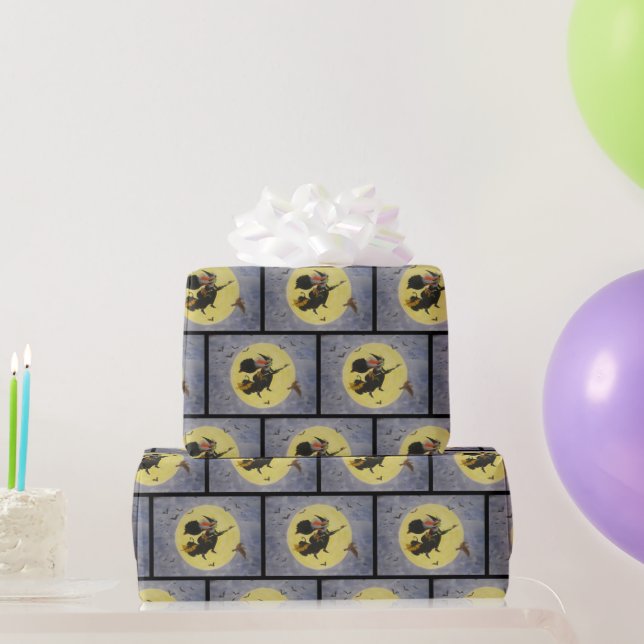 Papel De Regalo "¡Vuelo nocturno!" (Regalos de fiesta)