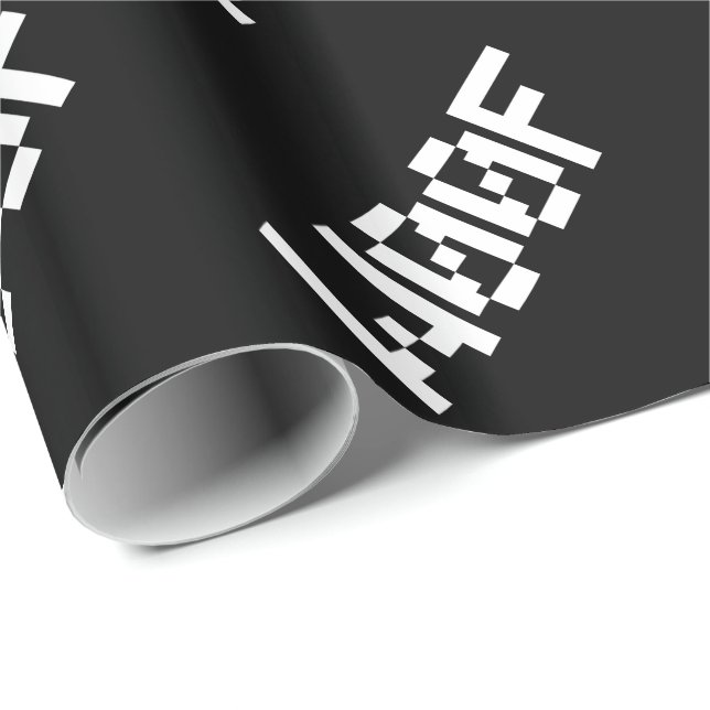 Papel De Regalo W00F [Sonidos animales de la lengua materna] (Esquina del rollo)