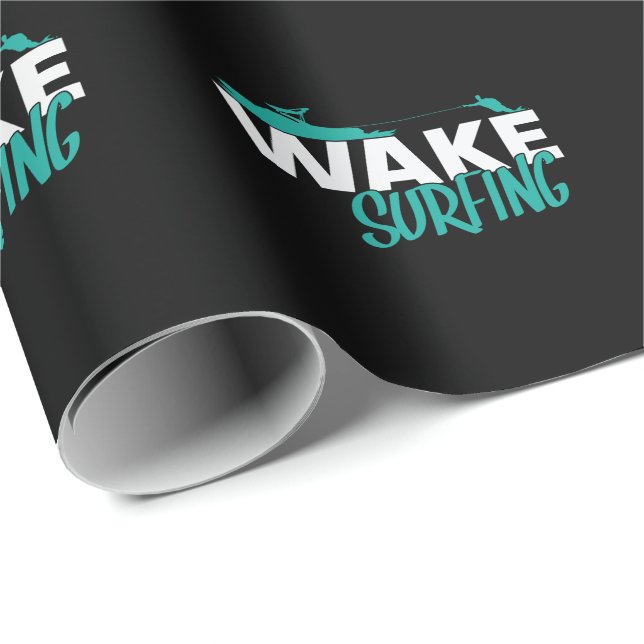 Papel De Regalo Wake Surfing (Esquina del rollo)