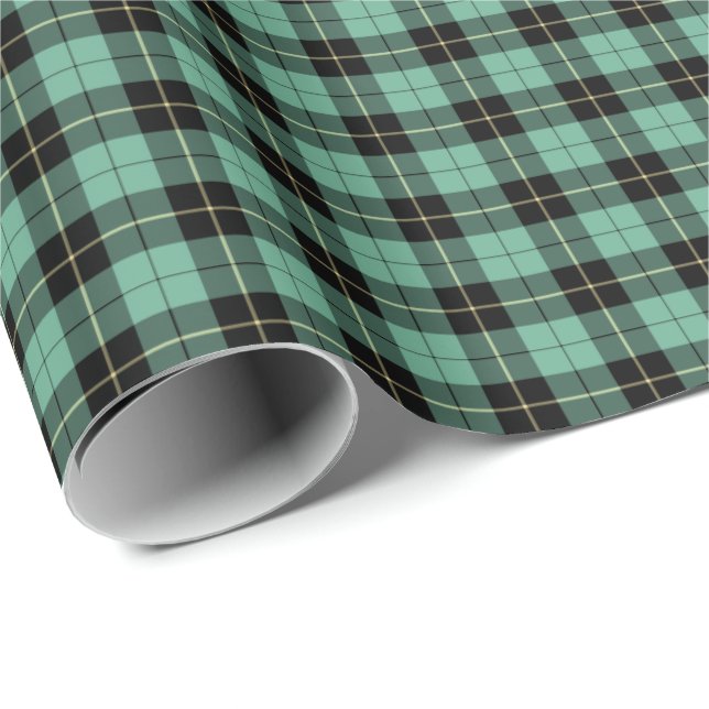 Papel De Regalo Wallace Clan Ancient Hunting Tartán (Esquina del rollo)