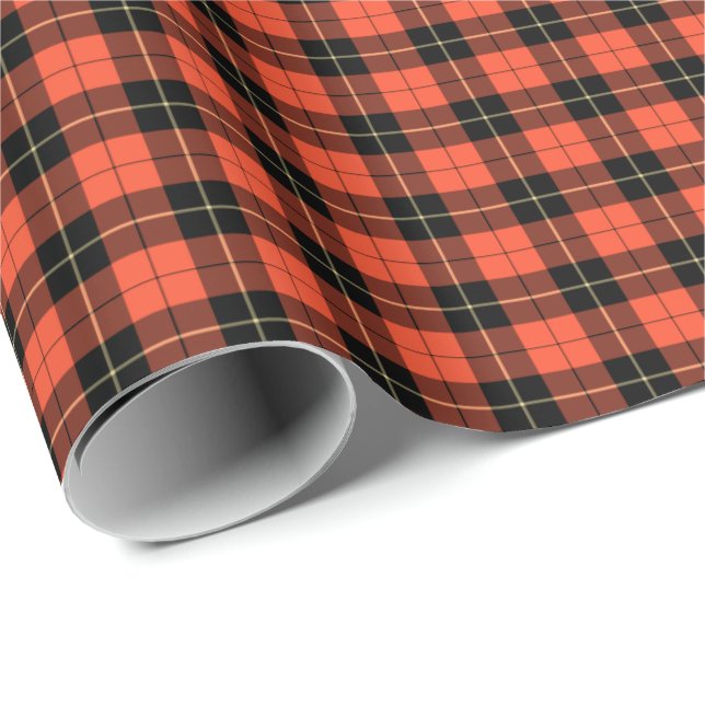 Papel De Regalo Wallace Clan Ancient Tartán (Esquina del rollo)