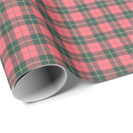 Papel De Regalo Wallace Clan Weathered Tartan