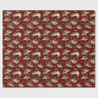 Papel De Regalo Walleyes Natación