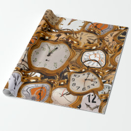 Papel De Regalo Watch Clock Office Work School Club Shop Crystals