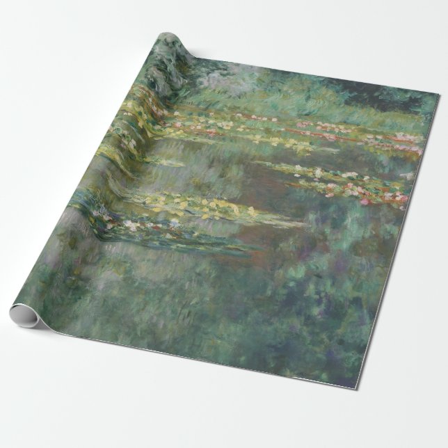 Papel De Regalo Water Lily Pond Claude Monet (Desenrollado)