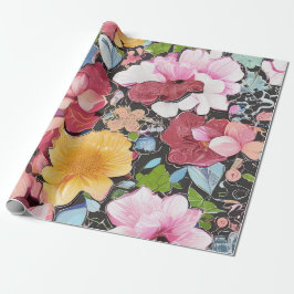 Papel De Regalo Watercolor Meadow Bliss