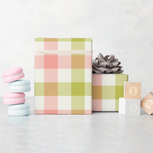 Papel De Regalo Watermelon Gingham - Wrapping Paper (Baby Shower)