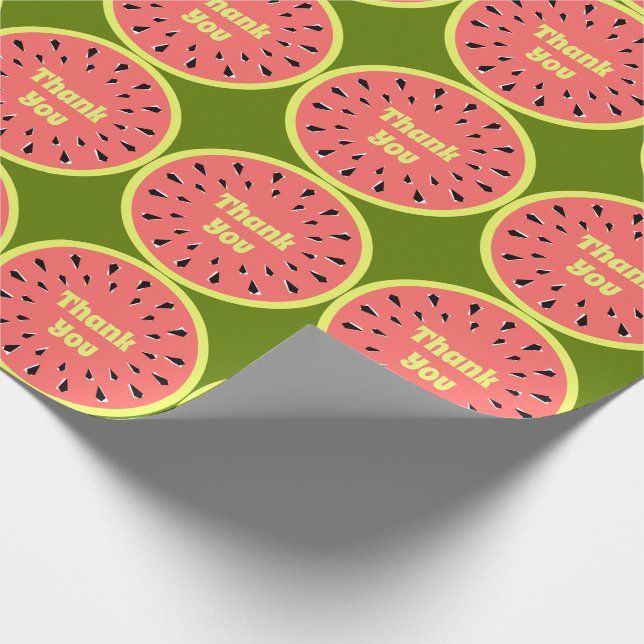 Papel De Regalo Watermelon Pink Multi Gracias (Esquina)