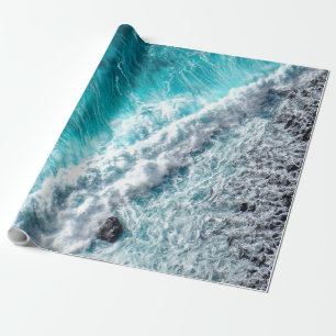 Papel De Regalo Waves marinas de bonito   Mejor regalo para los am
