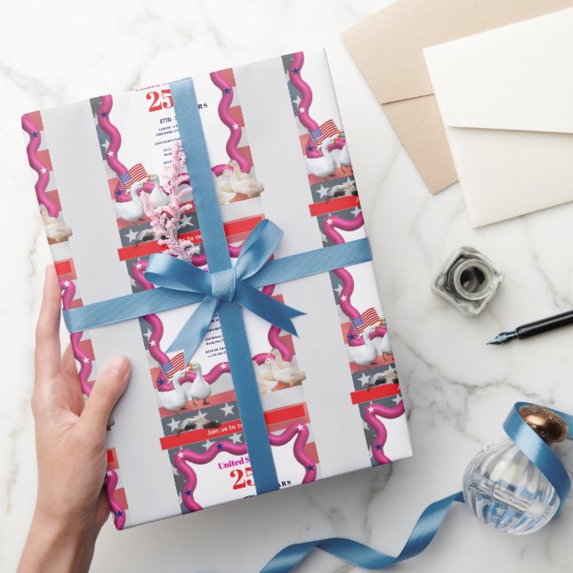 Papel De Regalo We The Silly Geese 250th Funny Celebration (Regalar)