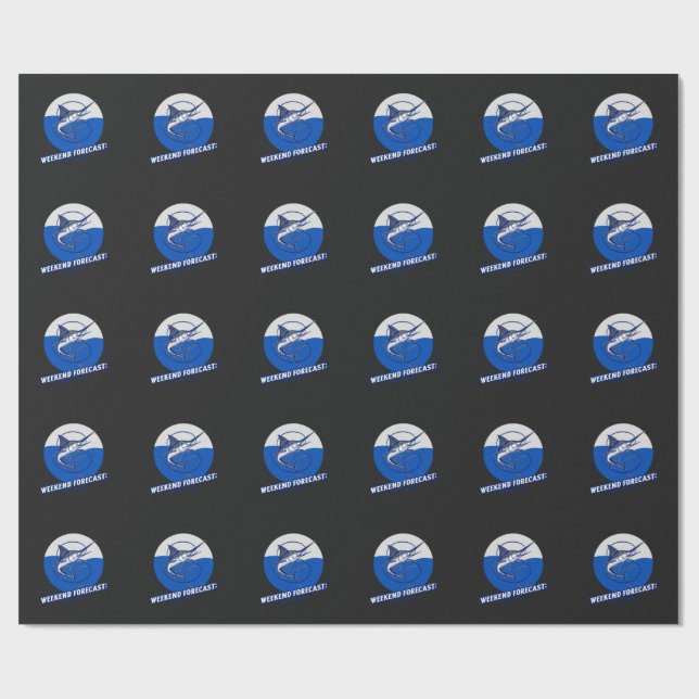 Papel De Regalo Weekend Forecast  100% Chance  (Superficie plana)