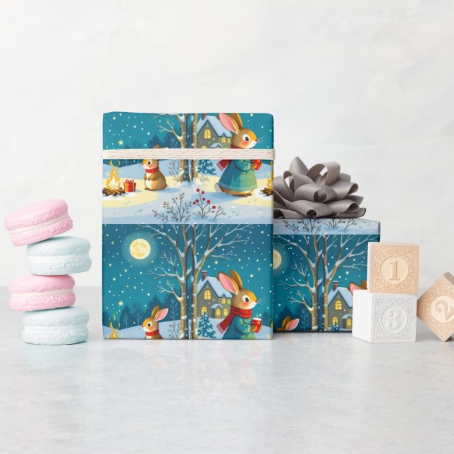 Papel De Regalo „Weihnachtliche Harmonie“ (Baby Shower)