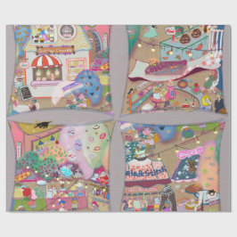 Papel De Regalo Welcome to My LALATOWN Wrapping Paper 1