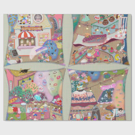 Papel De Regalo Welcome to My LALATOWN Wrapping Paper 3