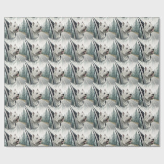 Papel De Regalo West Highland Terrier Scenic Road Trip Gift Wrap